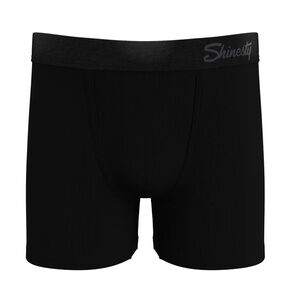 Shinesty Black Boy's Boxer Briefs The Threat Level Midnight - 7/8